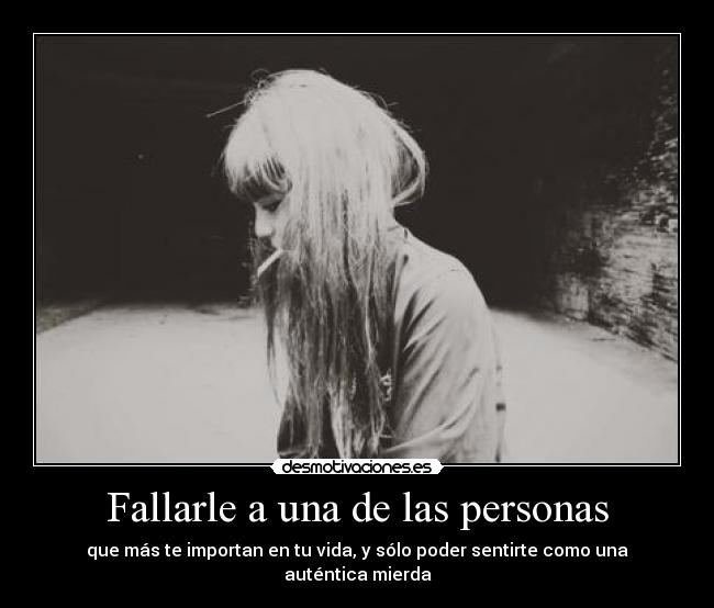 Fallarle a una de las personas - 