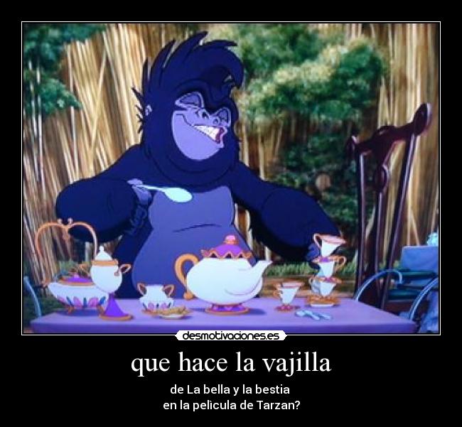 que hace la vajilla - 