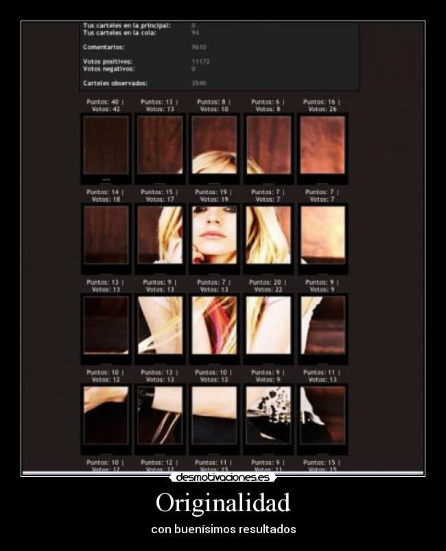 carteles avril lavigne mosaico originalidad desmotivaciones desmotivaciones