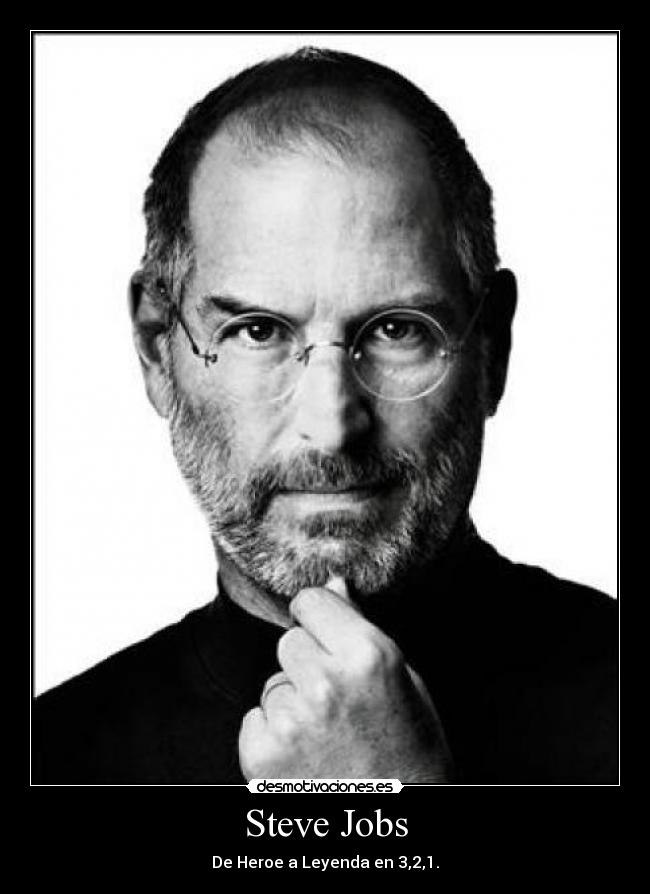 Steve Jobs - De Heroe a Leyenda en 3,2,1.