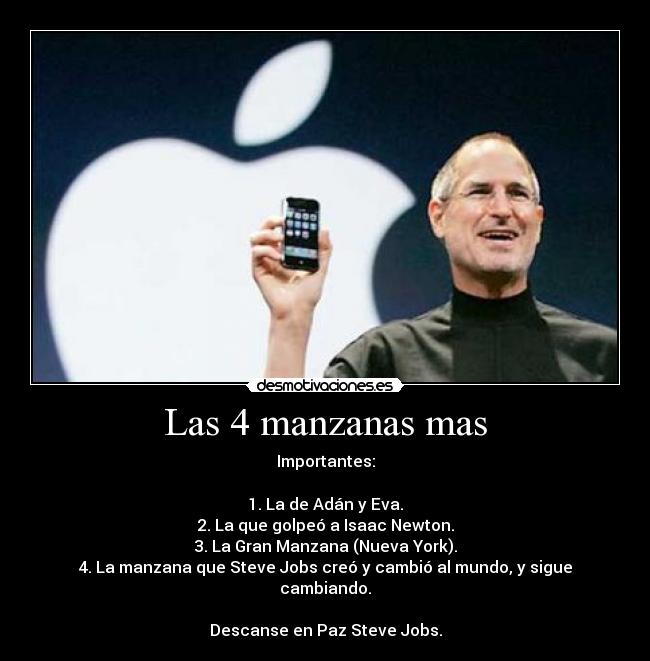 Las 4 manzanas mas -
