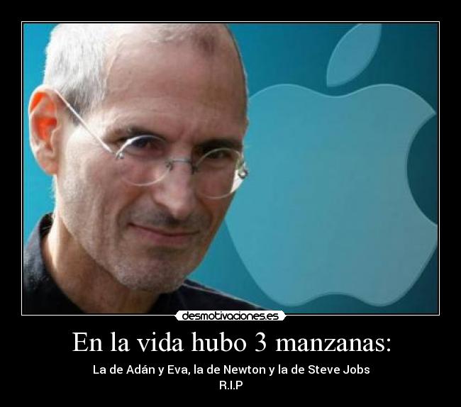 En la vida hubo 3 manzanas: -