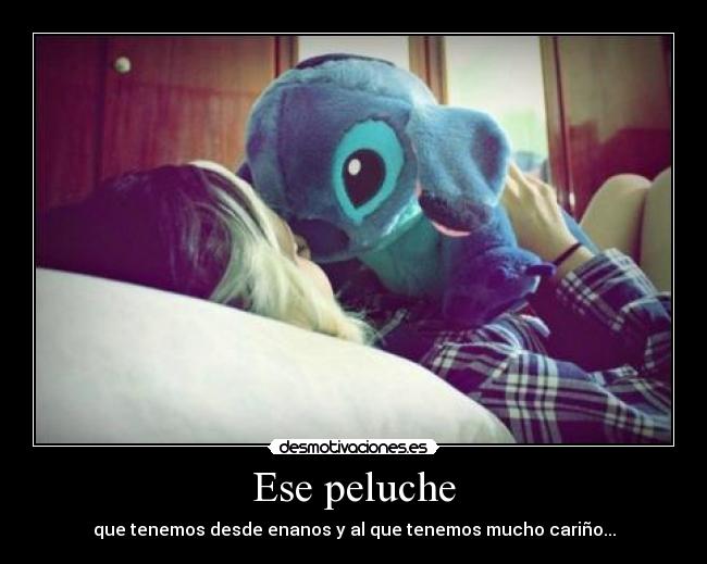 Ese peluche -