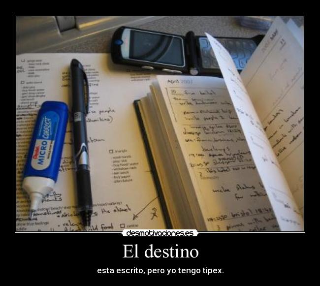 El destino -