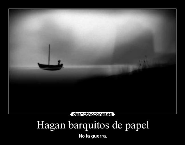 Hagan barquitos de papel -