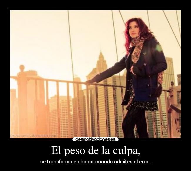 El peso de la culpa, - 