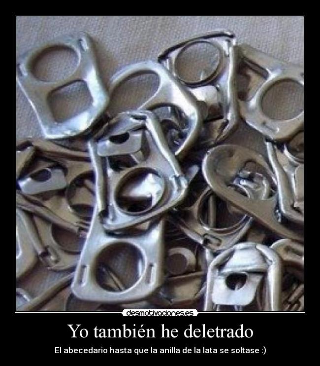 Yo también he deletrado -