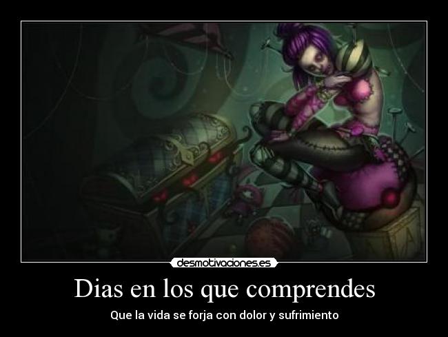 carteles orianna caos suturado lol dolor desmotivaciones