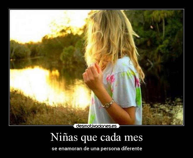 Niñas que cada mes - 
