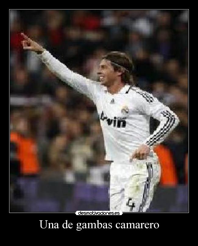 Una de gambas camarero -