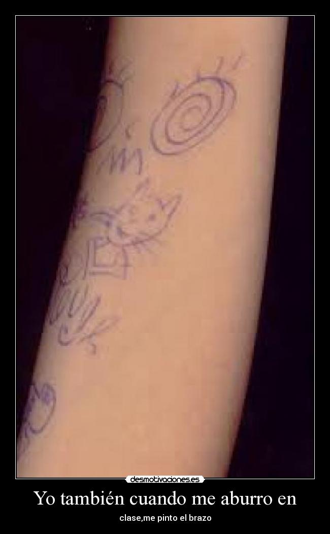 Yo también cuando me aburro en -