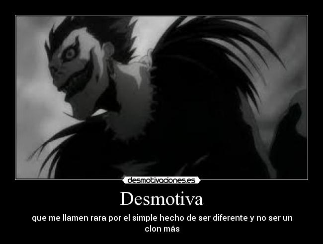 carteles ryuk death note rara desmotivaciones