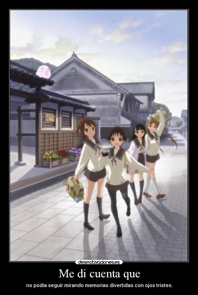 carteles anime tamayura hitotose frase desmotivaciones