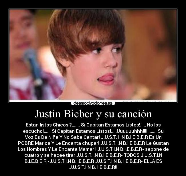Justin Bieber y su canción -