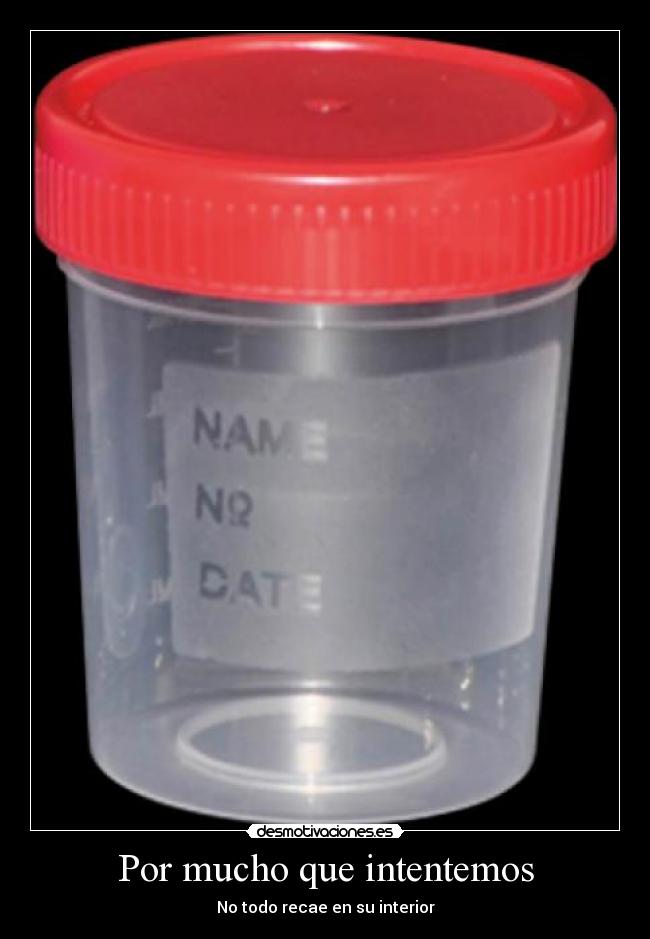 Por mucho que intentemos - No todo recae en su interior