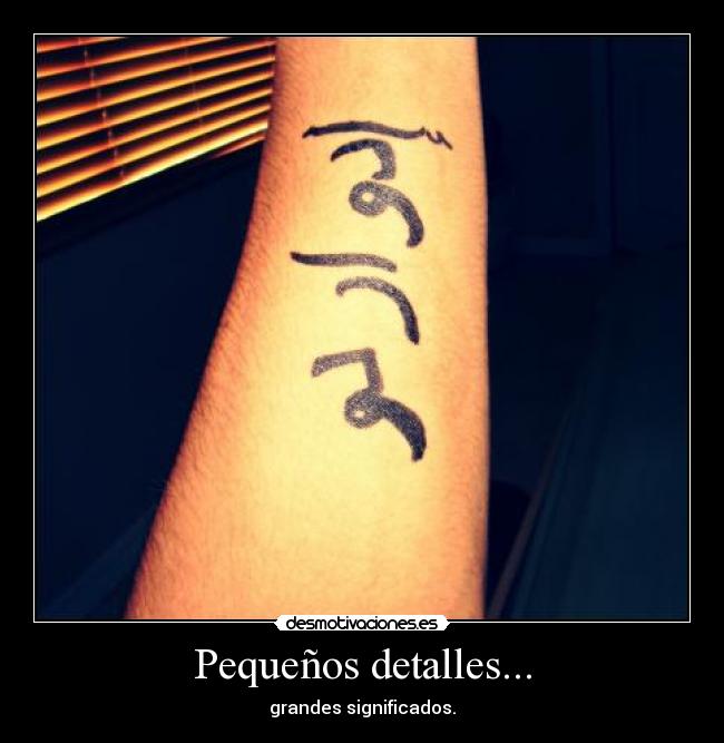 Pequeños detalles... - 