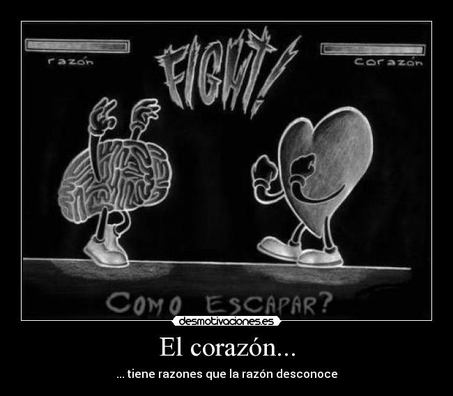 El corazón... -