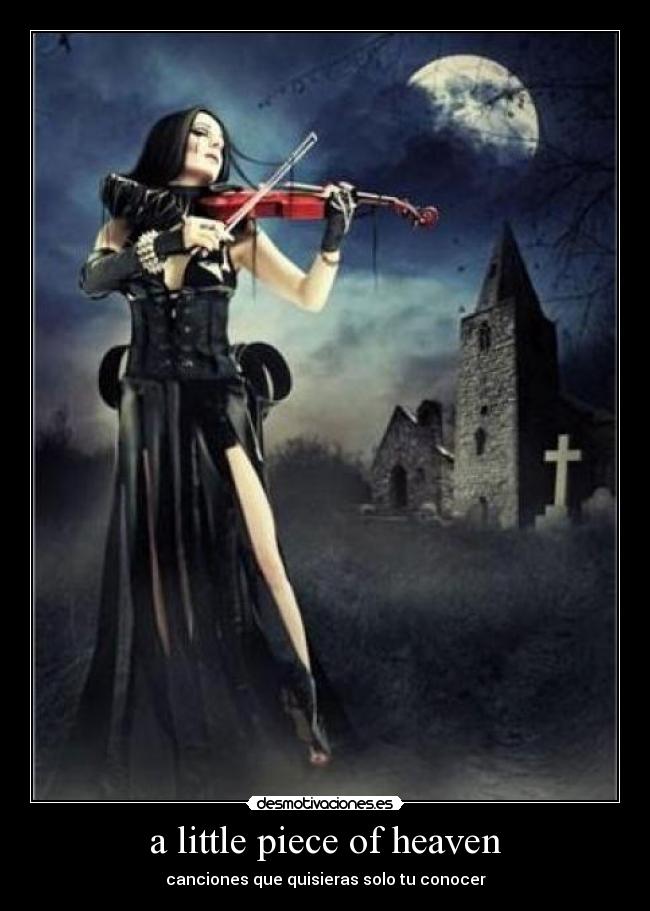 a little piece of heaven - canciones que quisieras solo tu conocer