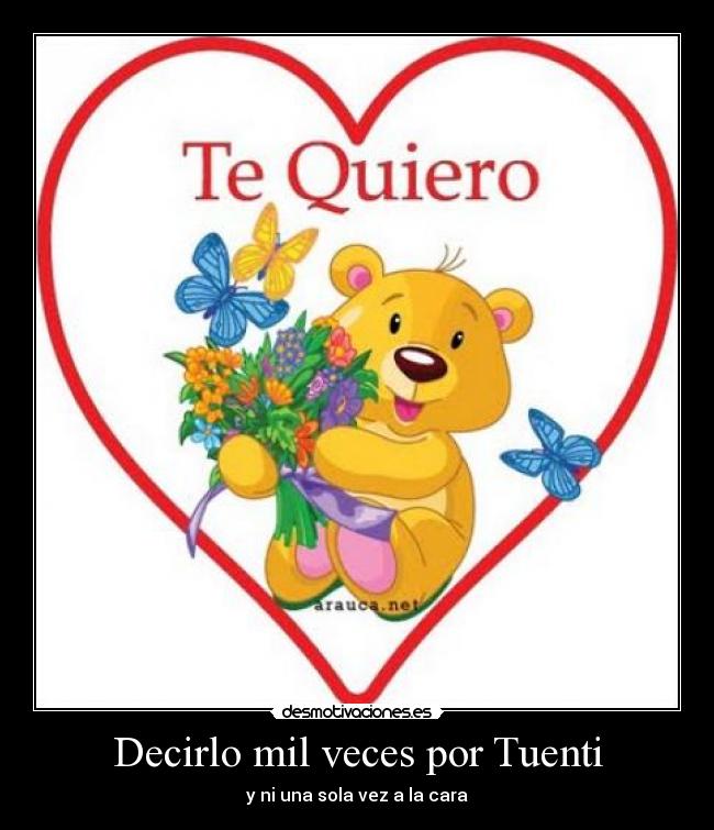 Decirlo mil veces por Tuenti - 