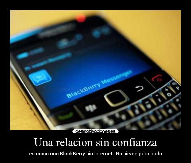 Una relacion sin confianza - 