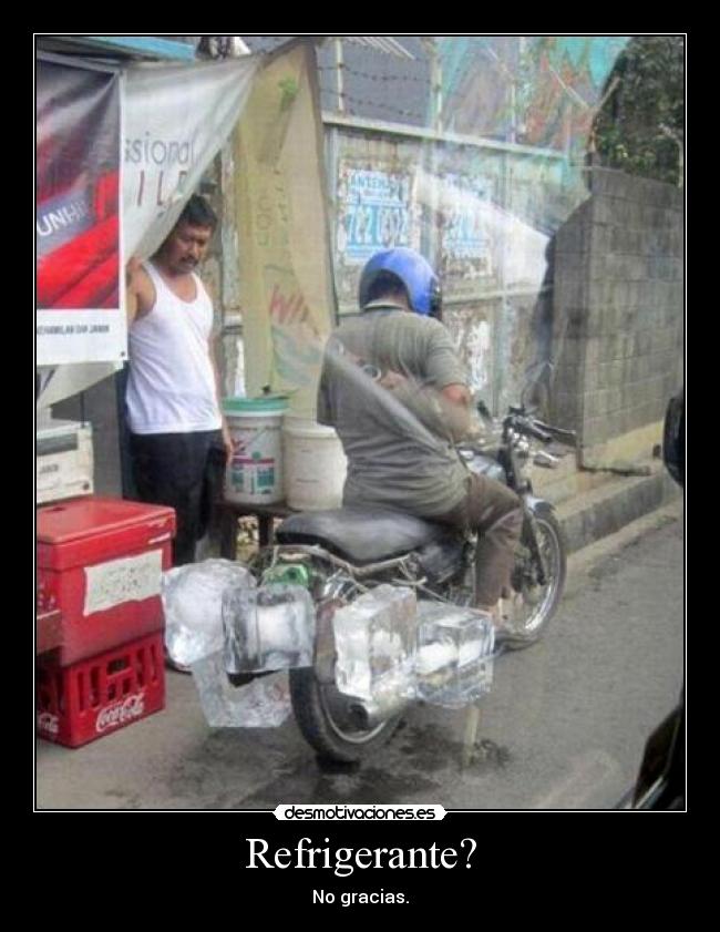 Refrigerante? - No gracias.