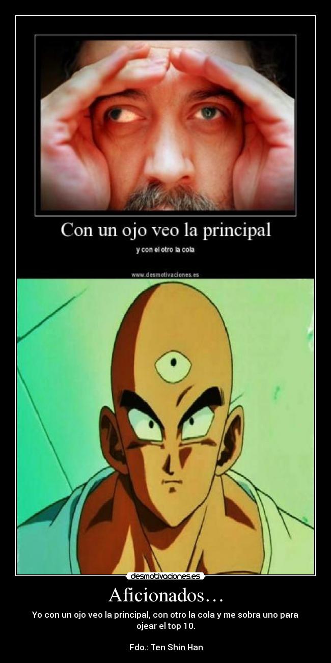 carteles ten shin han queda bizco pero todo clan del pato del apio desmotivaciones