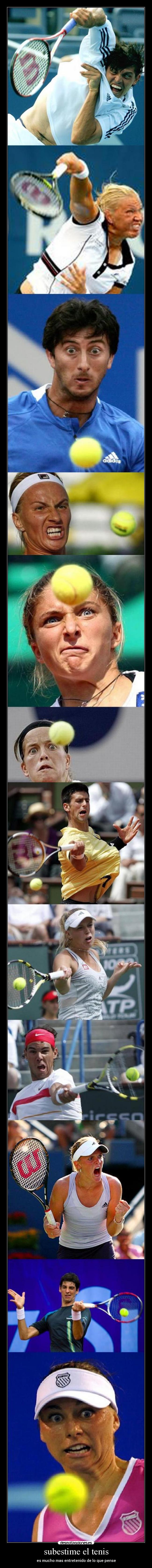 subestime el tenis - es mucho mas entretenido de lo que pense