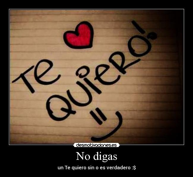 No digas - 