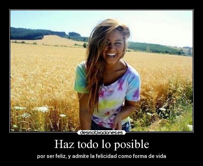 Haz todo lo posible -