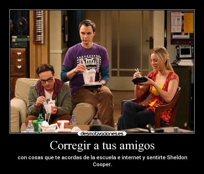 Corregir a tus amigos -