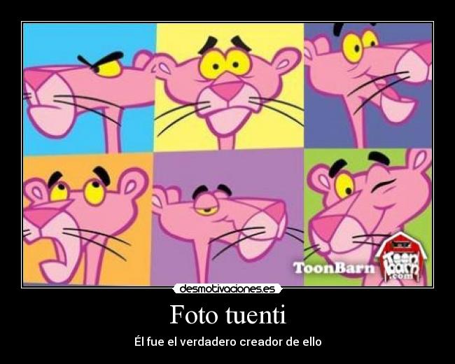 Foto tuenti - Él fue el verdadero creador de ello