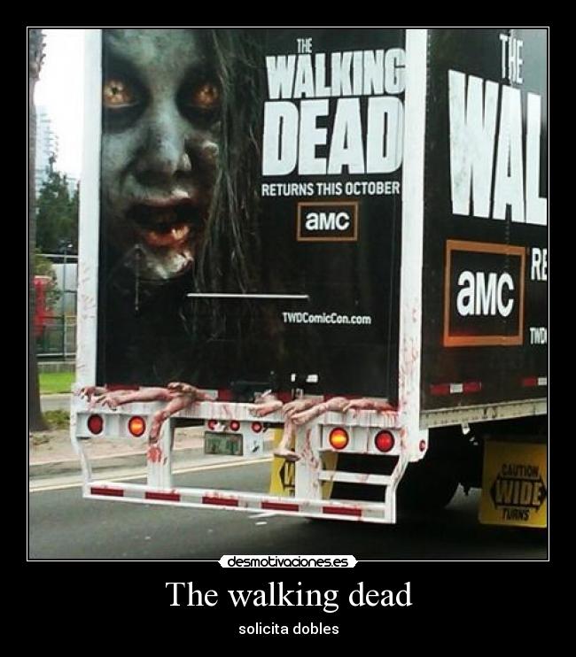 The walking dead - solicita dobles