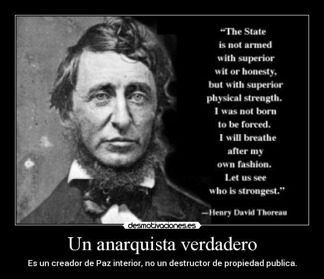 Un anarquista verdadero -