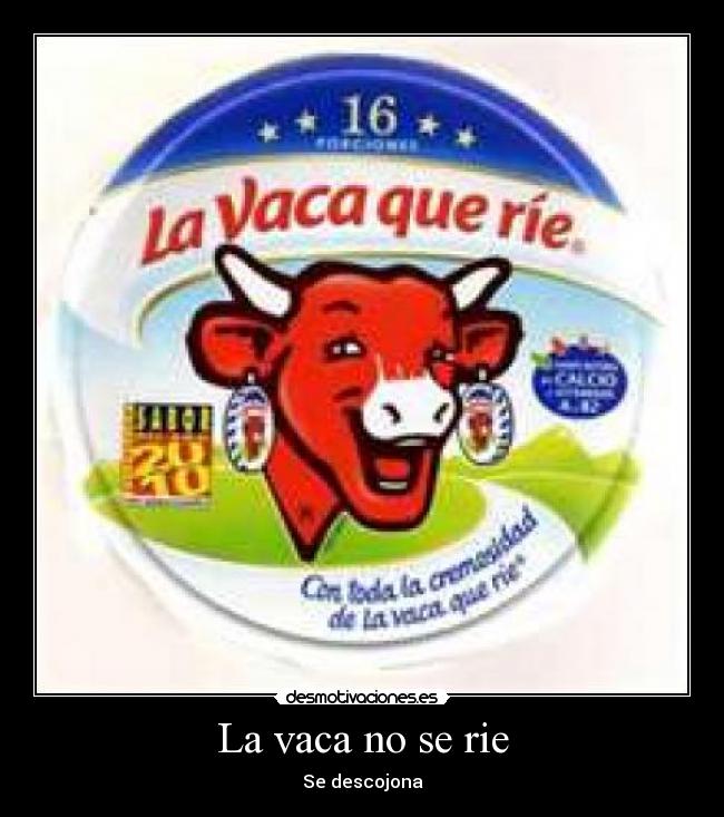 La vaca no se rie - 