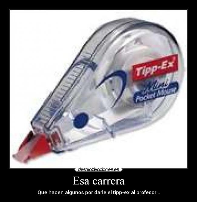 Esa carrera - 