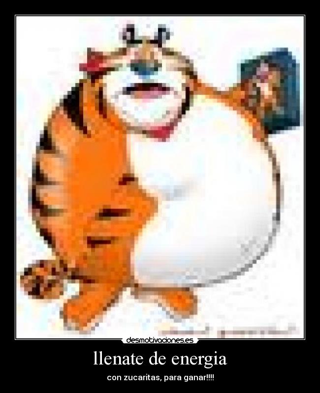 llenate de energia - con zucaritas, para ganar!!!!