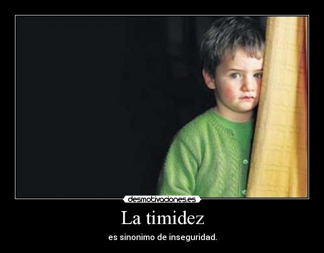 La timidez - 