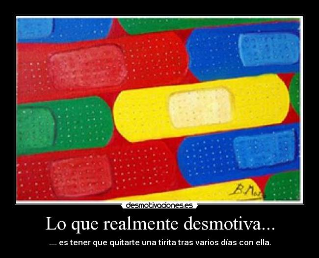 Lo que realmente desmotiva... - 