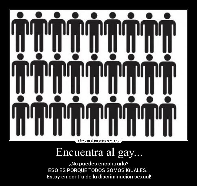 Encuentra al gay... -