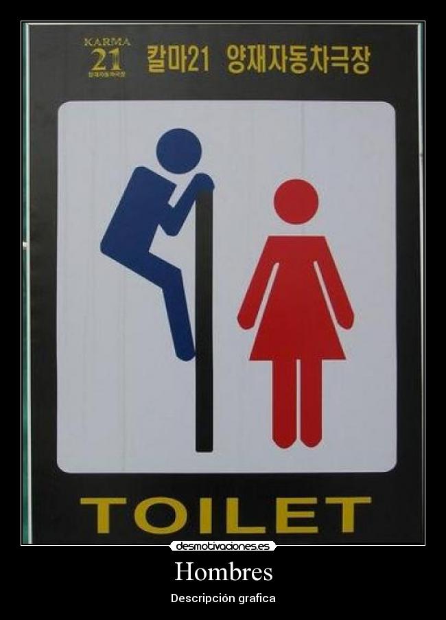 Hombres - Descripción grafica
