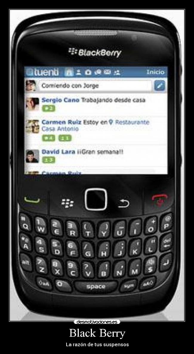 Black Berry - La razón de tus suspensos
