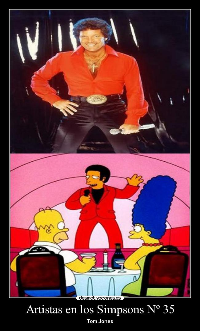 Artistas en los Simpsons Nº 35 - Tom Jones