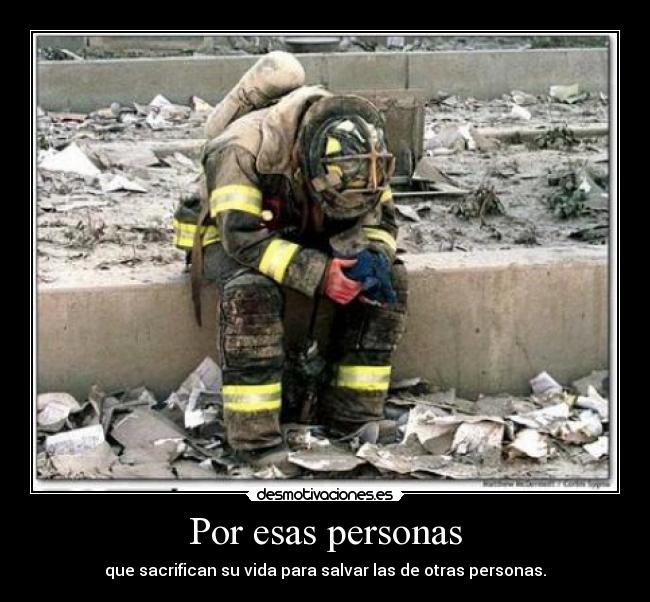 Por esas personas -