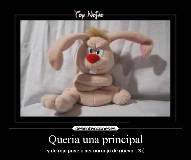 Queria una principal -