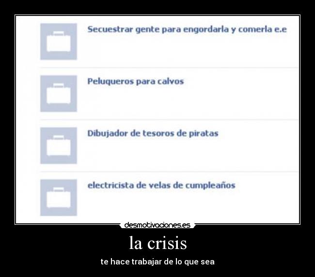 la crisis - 
