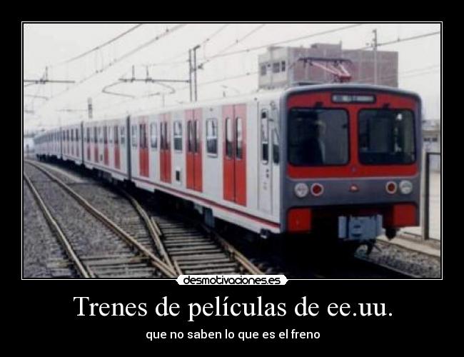 Trenes de películas de ee.uu. -
