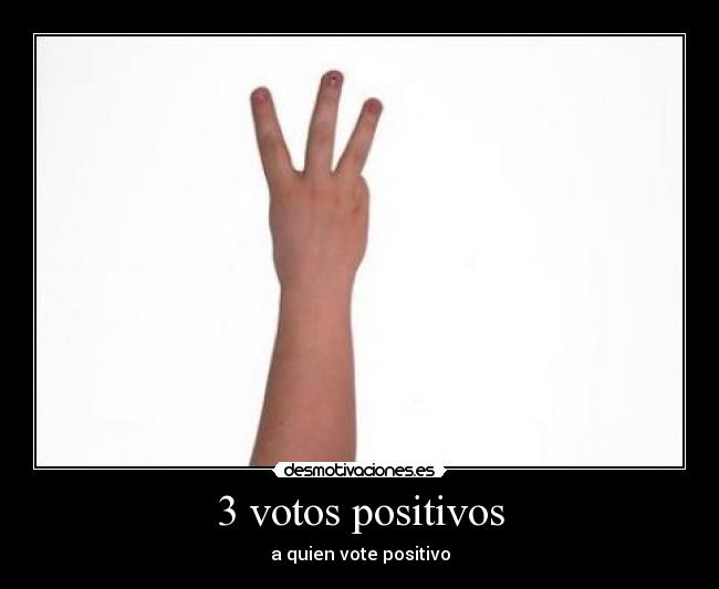 3 votos positivos -