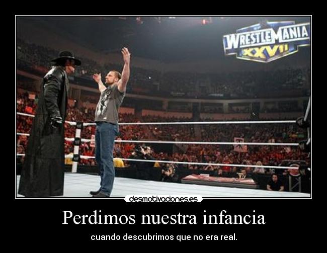 Perdimos nuestra infancia -