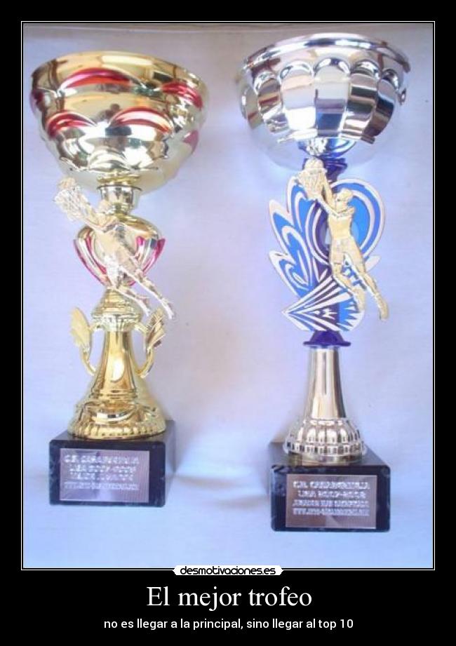 El mejor trofeo - 