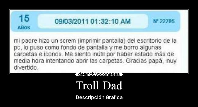 Troll Dad -
